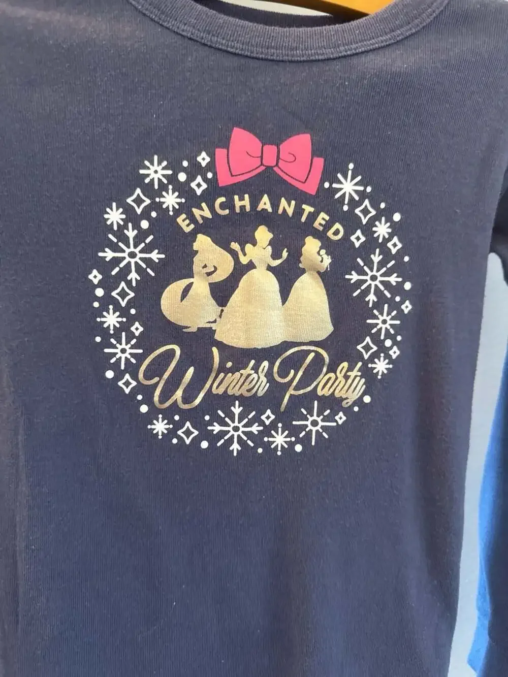 Baby Gap x Disney Princess Enchanted Winter Party Long Sleeve Pajama Set